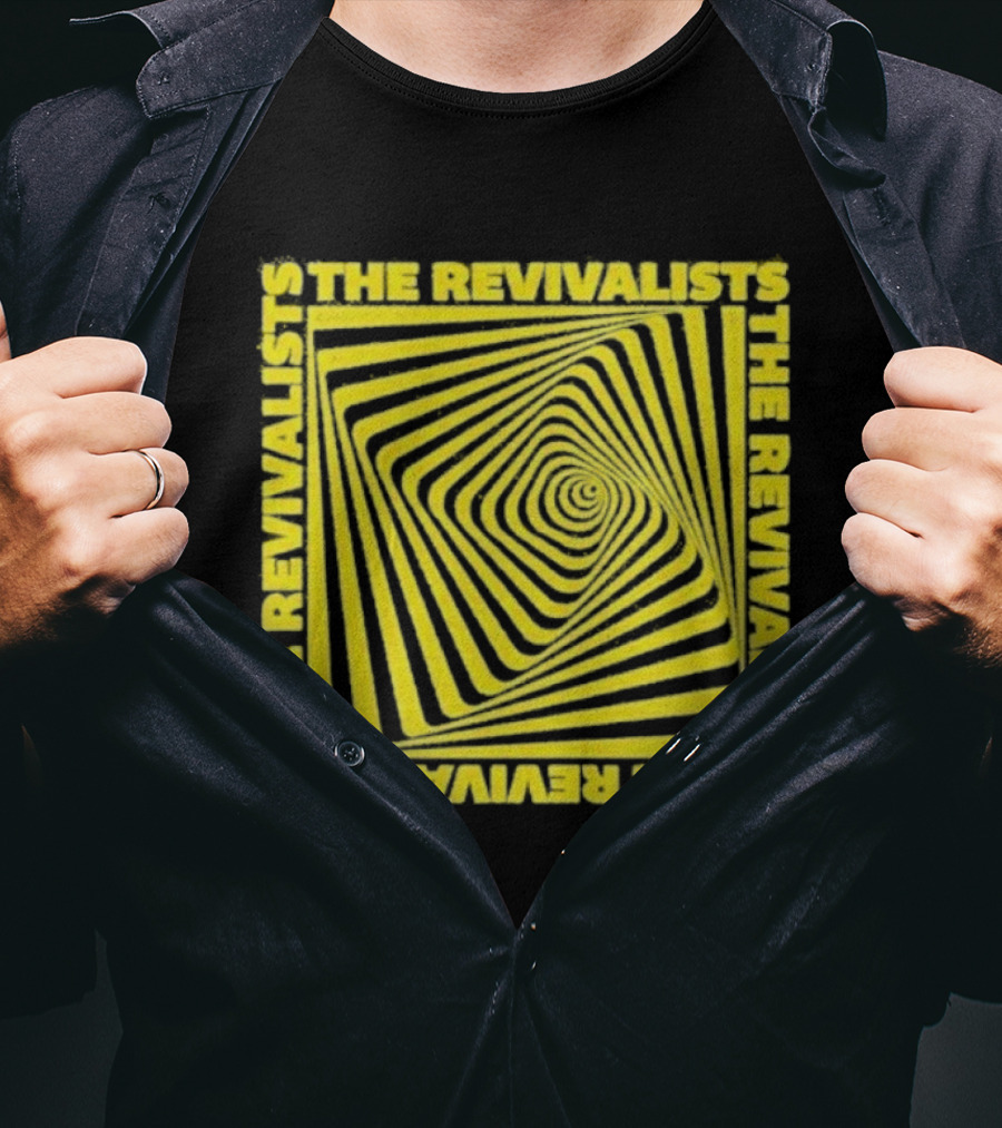 The Revivalists Hypnotic Spiral Fade Away T-Shirt