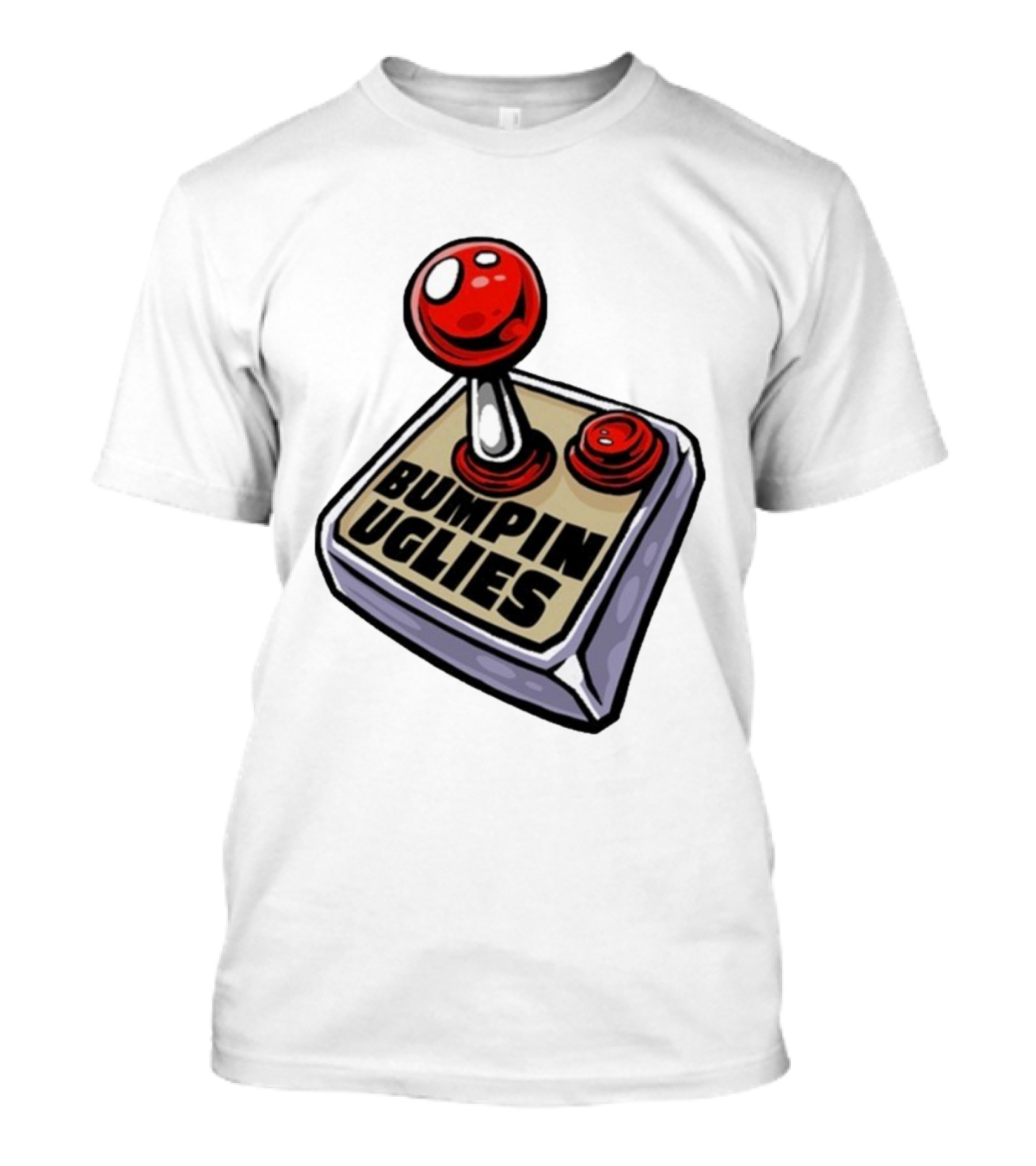Bumpin Uglies Make It Through The Day Joystick Retro Style T-Shirt