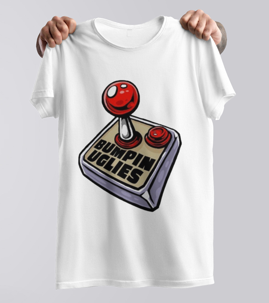 Bumpin Uglies Make It Through The Day Joystick Retro Style T-Shirt