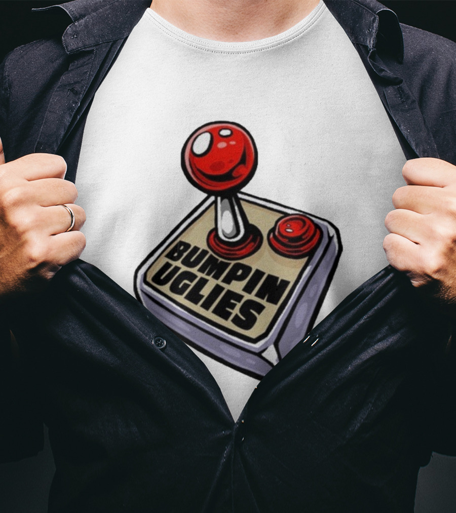 Bumpin Uglies Make It Through The Day Joystick Retro Style T-Shirt