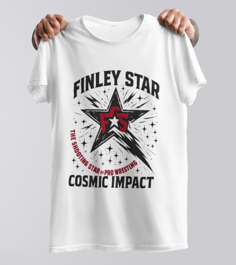 Finley Star FS The Shooting Star Of Pro Wrestling Cosmic Impact T-Shirt