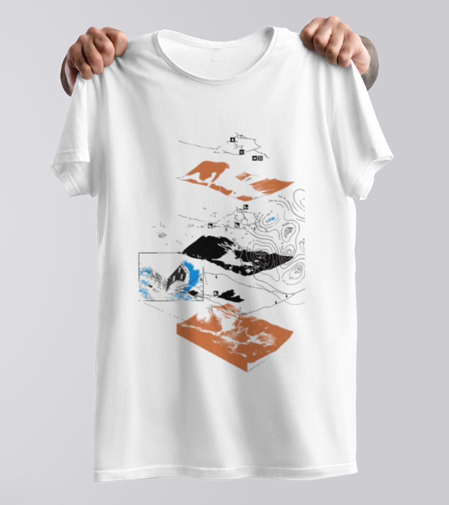 Free Finga Žemėlapis Naktinis Tikrai Užteks Ribotas Spalvos T-Shirt