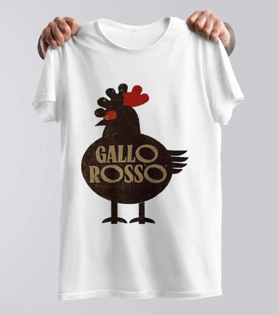 Gallo Rosso Heart Chicken T-Shirt
