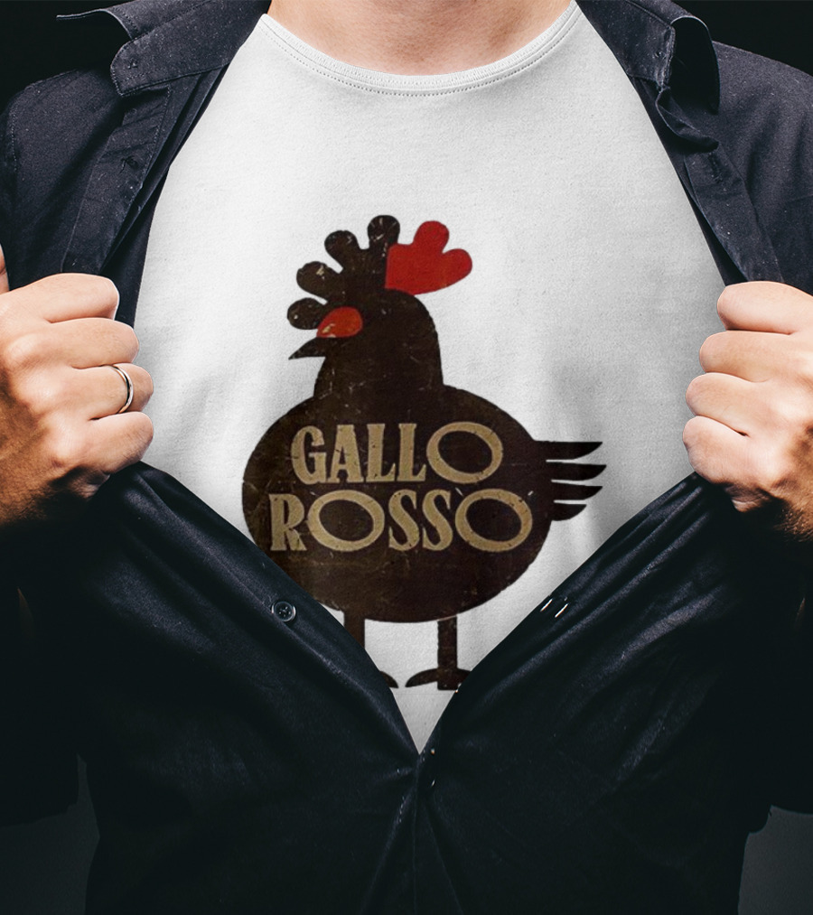 Gallo Rosso Heart Chicken T-Shirt