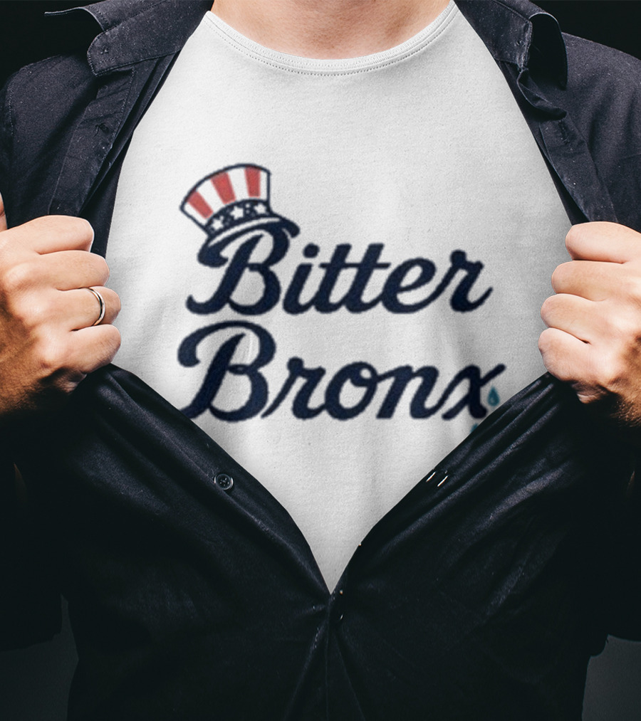 Bitter Bronx Uncle Sam Hat Teardrops T-Shirt