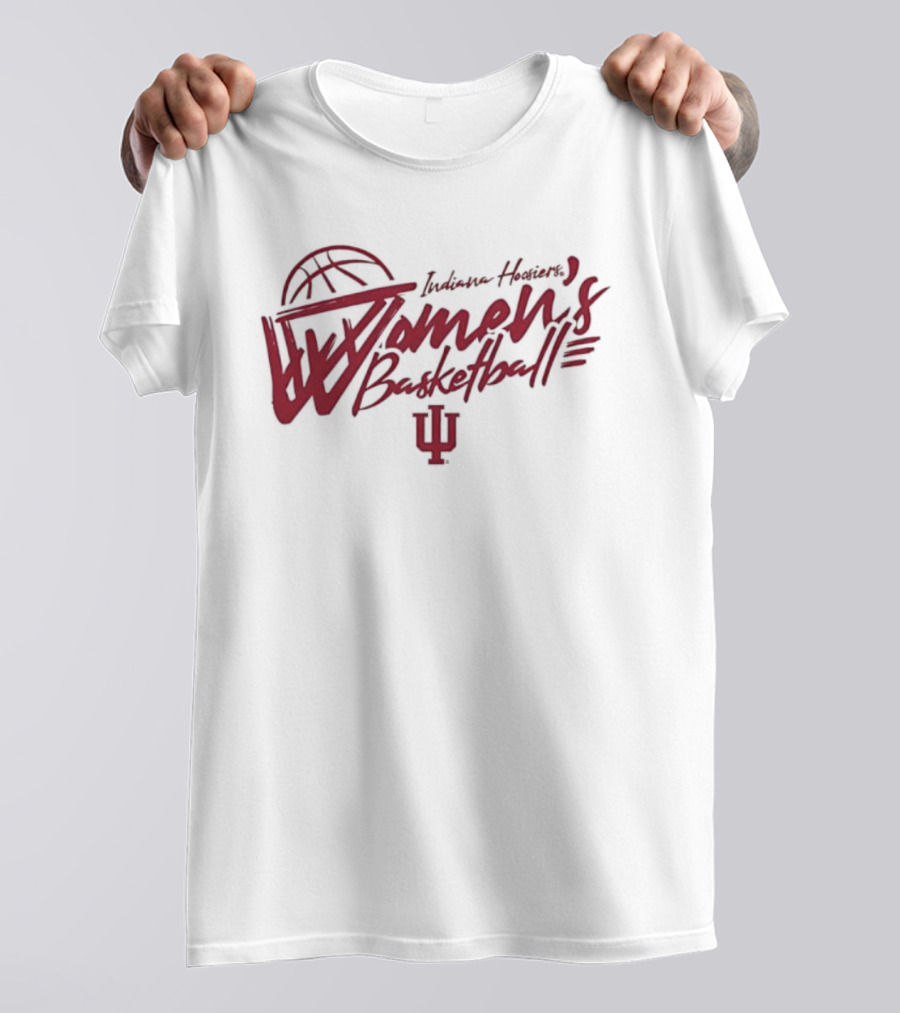 Indiana Hoosiers Women's Basketball Crewneck Pullover T-Shirt