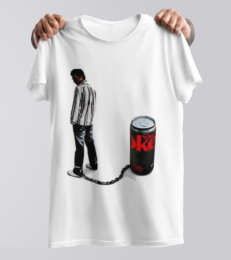 Diet Coke Freshwater Humor Tied With Chains T-Shirt