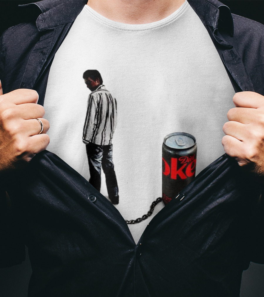 Diet Coke Freshwater Humor Tied With Chains T-Shirt