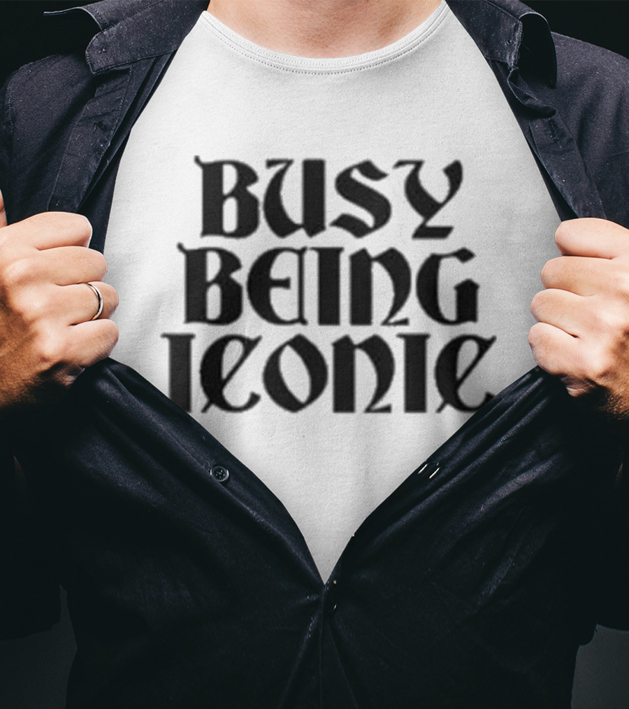 Busy Being Iconic Paris Hilton Style T-Shirt