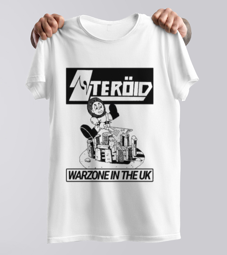 Steroid Warzone UK Bodybuilder Lifting Weights Contest T-Shirt
