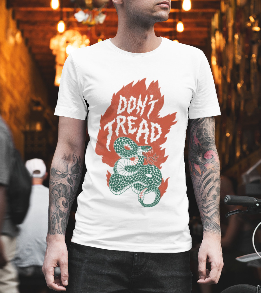 Don’t Tread Green Snake Flame T-Shirt