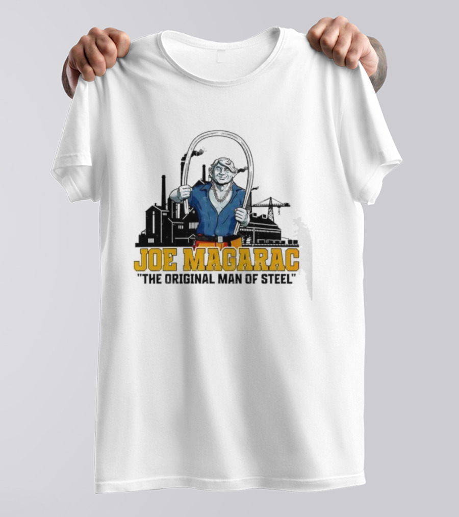 Joe Magarac The Original Man Of Steel Iconic American Folk Legend T-Shirt