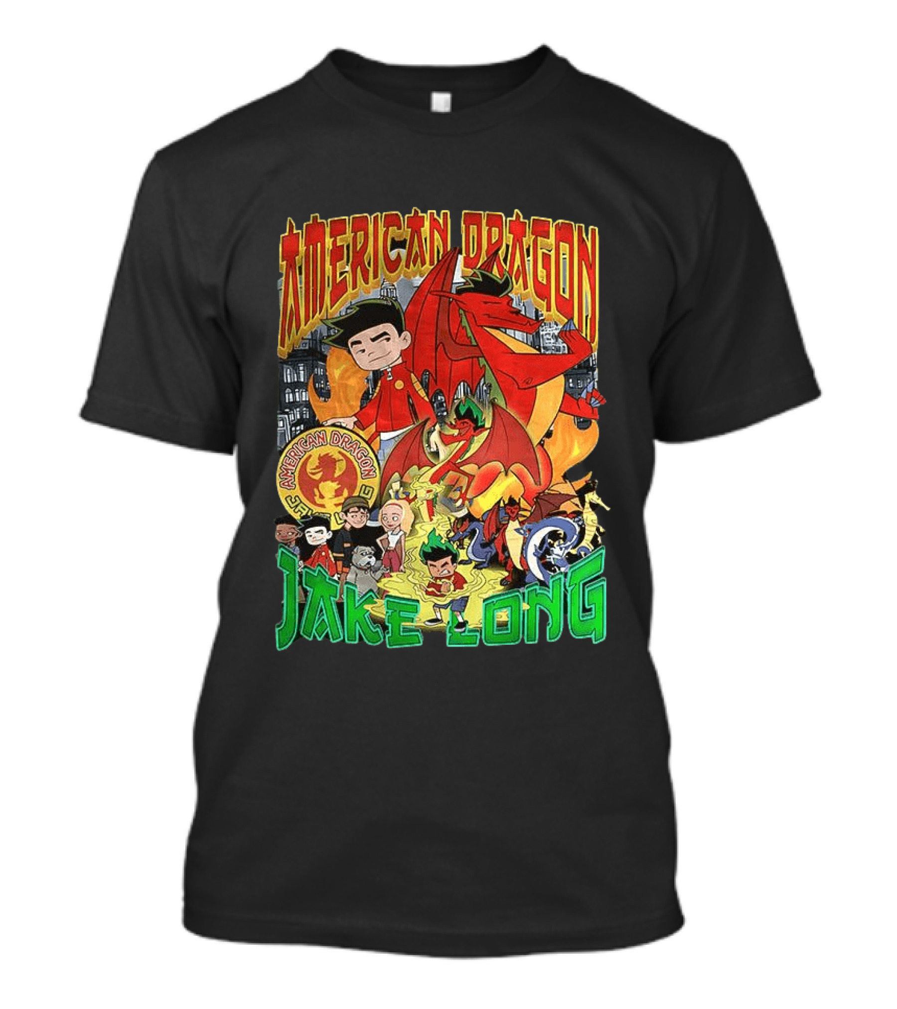 American Dragon Jake Long Disney Characters Cartoon Series Fan Favorite T-Shirt