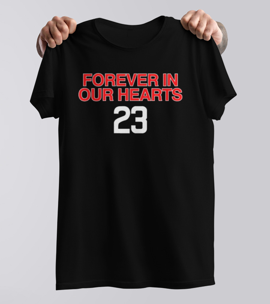 Forever In Our Hearts 23 Chicago Cubs T-Shirt