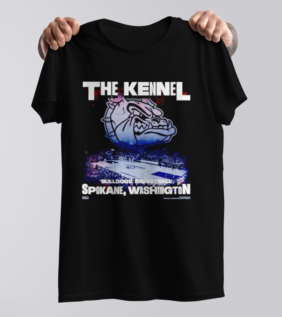 The Kennel Gonzaga Bulldogs Basketball Spokane Washington T-Shirt