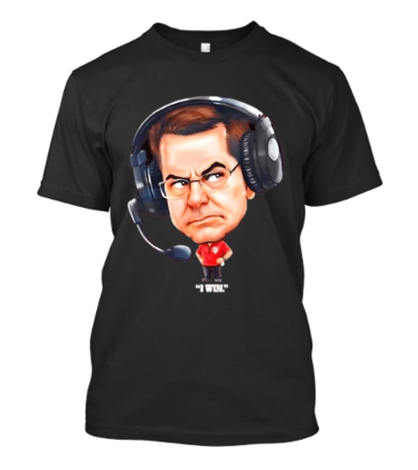 Indiana Hoosiers Coach Cartoon Headset I Won T-Shirt