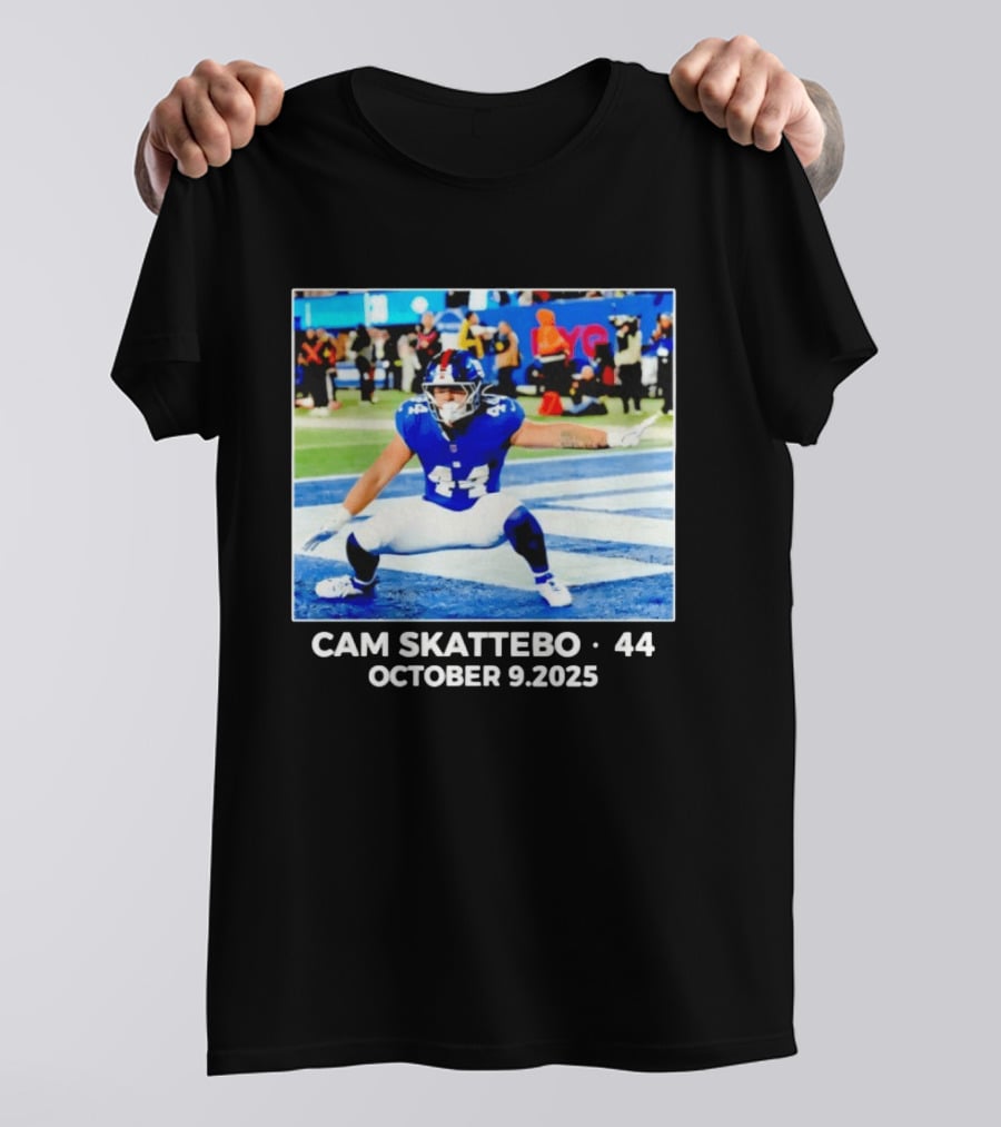 Cam Skattebo 44 October 9 2025 Football Action T-Shirt