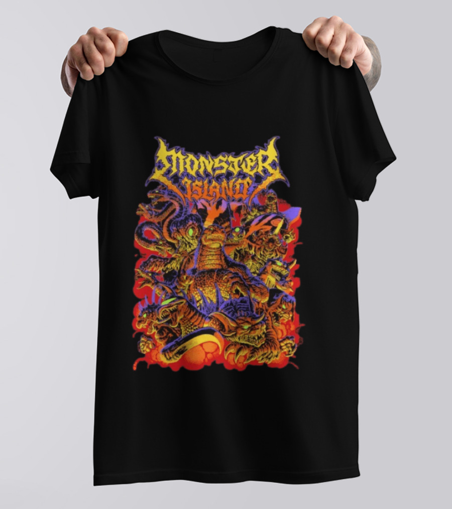 Monster Island Metalcropolis Godzilla Kaiju Battle T-Shirt