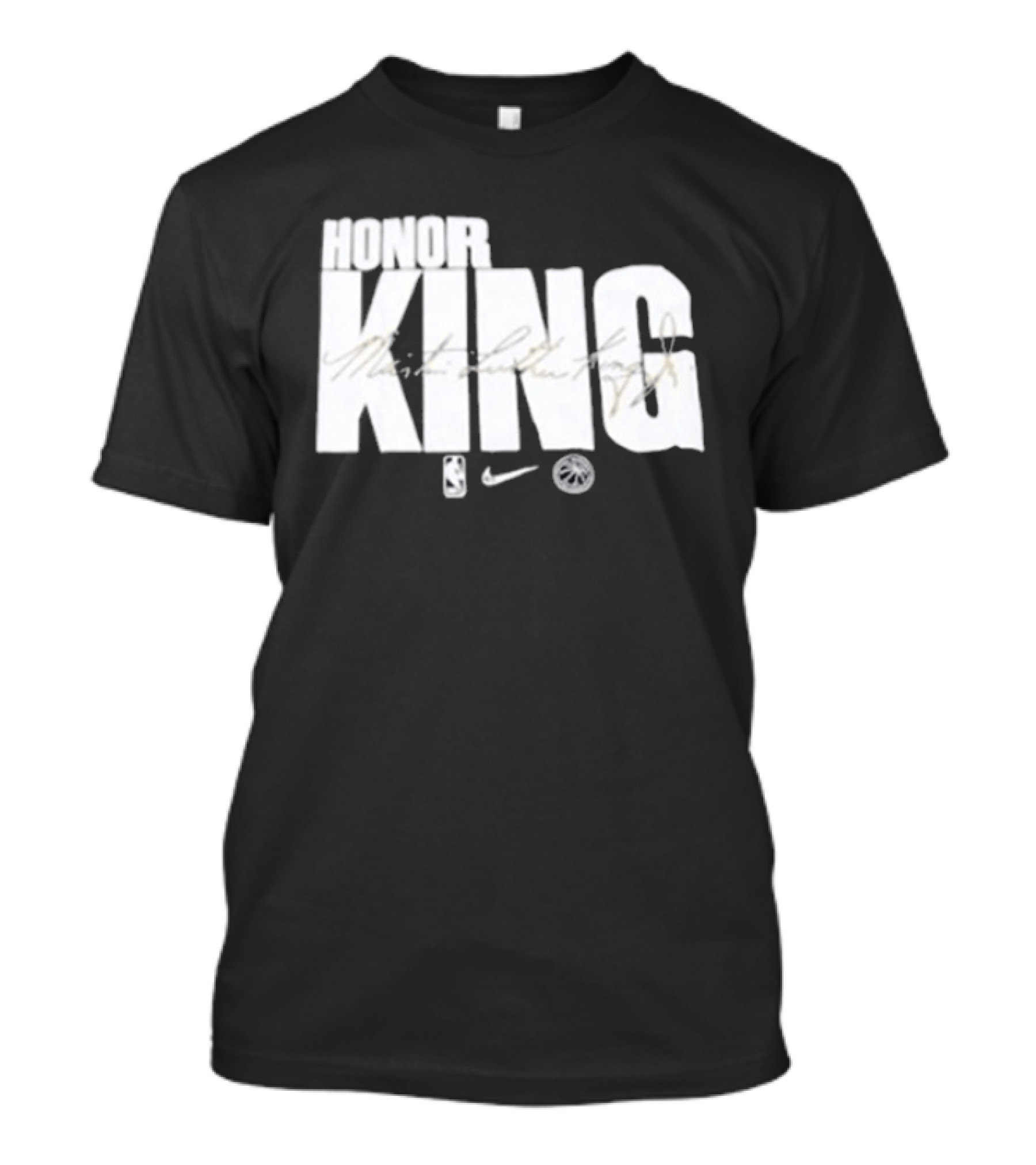 Nike Golden State Warriors Honor The King Martin Luther King Jr NBA T-Shirt