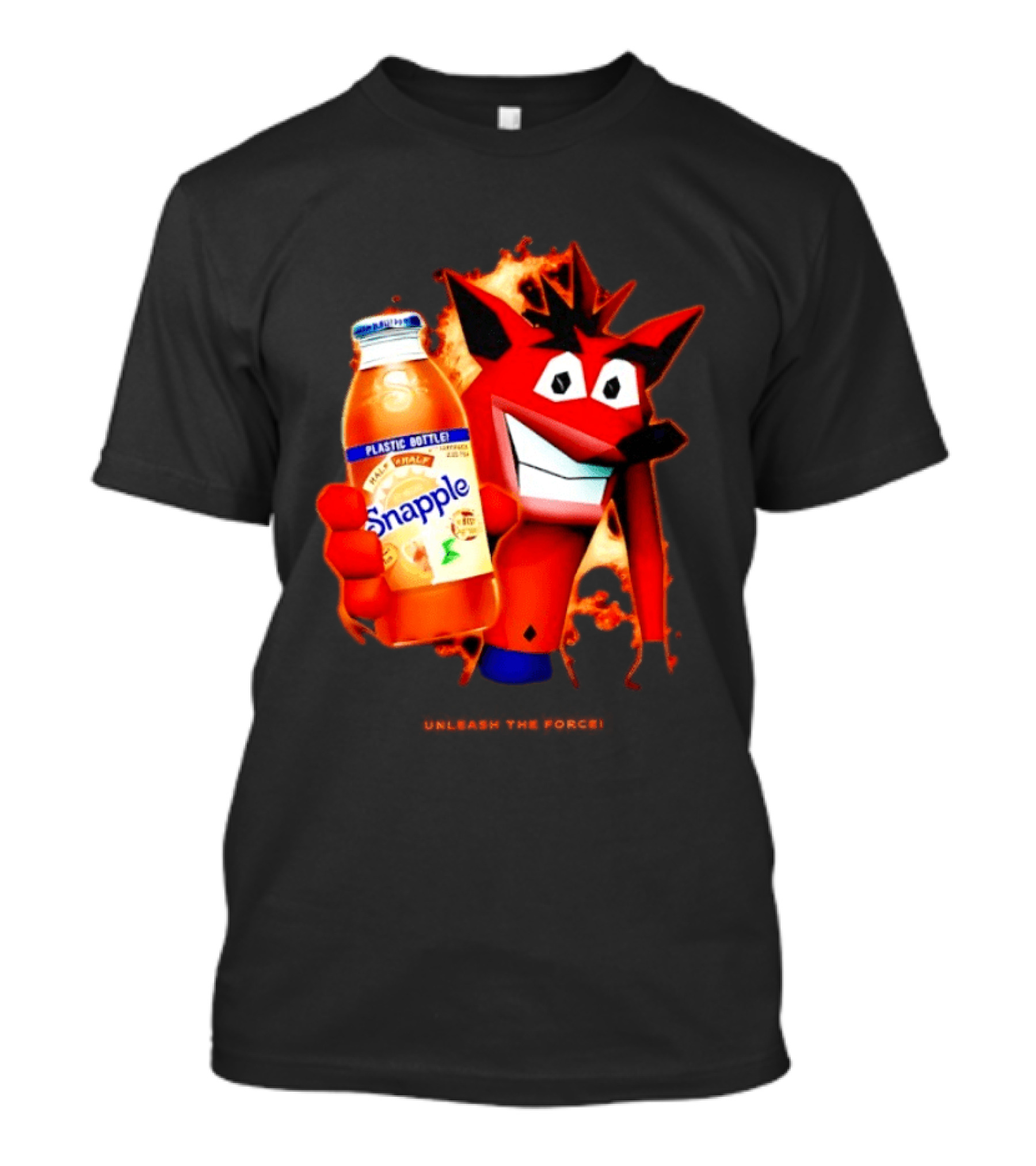 Crash Bandicoot Holding Snapple Retro 90s T-Shirt