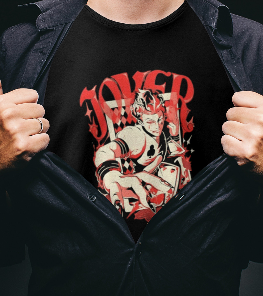 Joker Playing Cards Phantom 4 Hearts T-Shirt