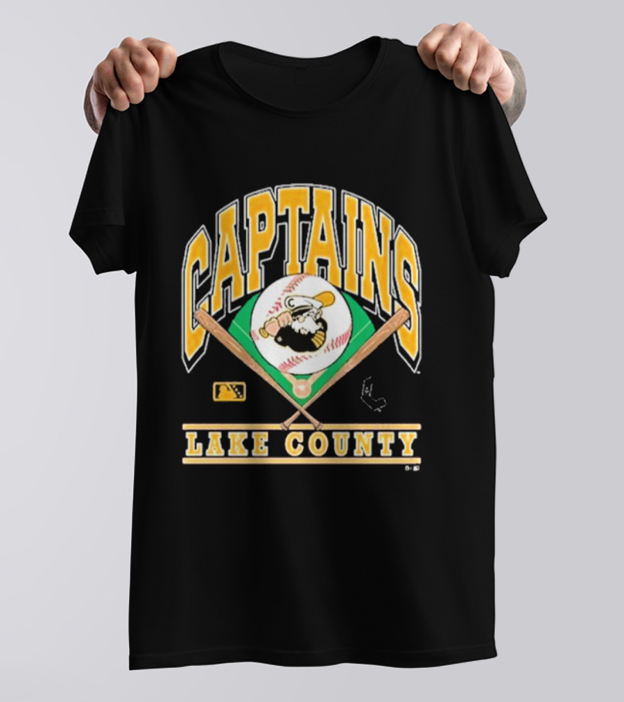 Lake County Captains Baseball Summit Sportswear MLB Team Merchandise T-Shirt