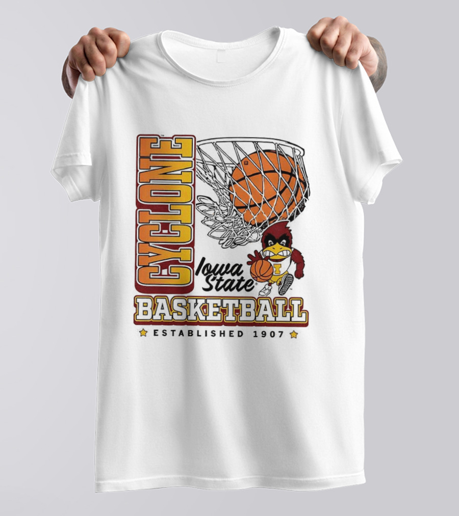 Iowa State Cyclones Basketball Est 1907 Vintage Cyclone T-Shirt