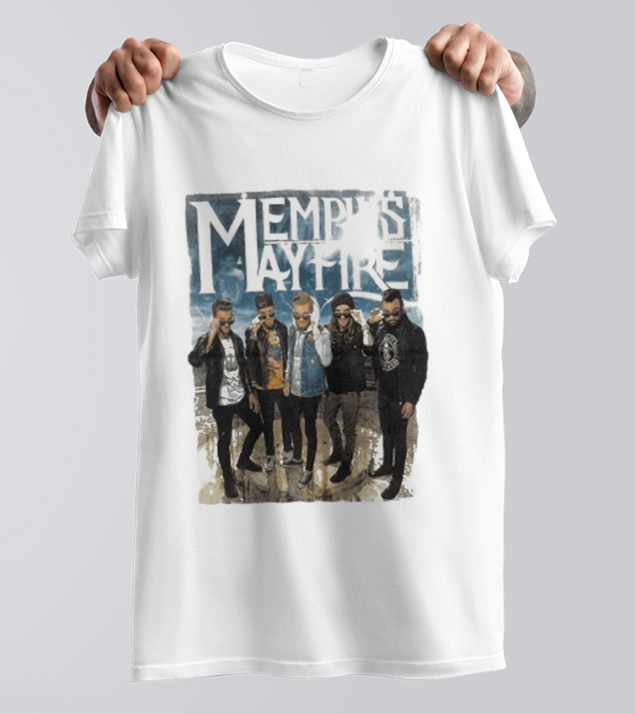 Memphis May Fire Band Sunglasses T-Shirt