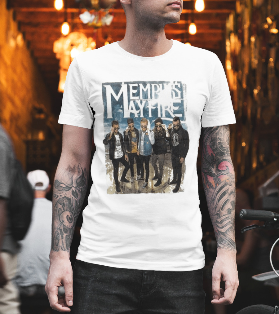 Memphis May Fire Band Sunglasses T-Shirt