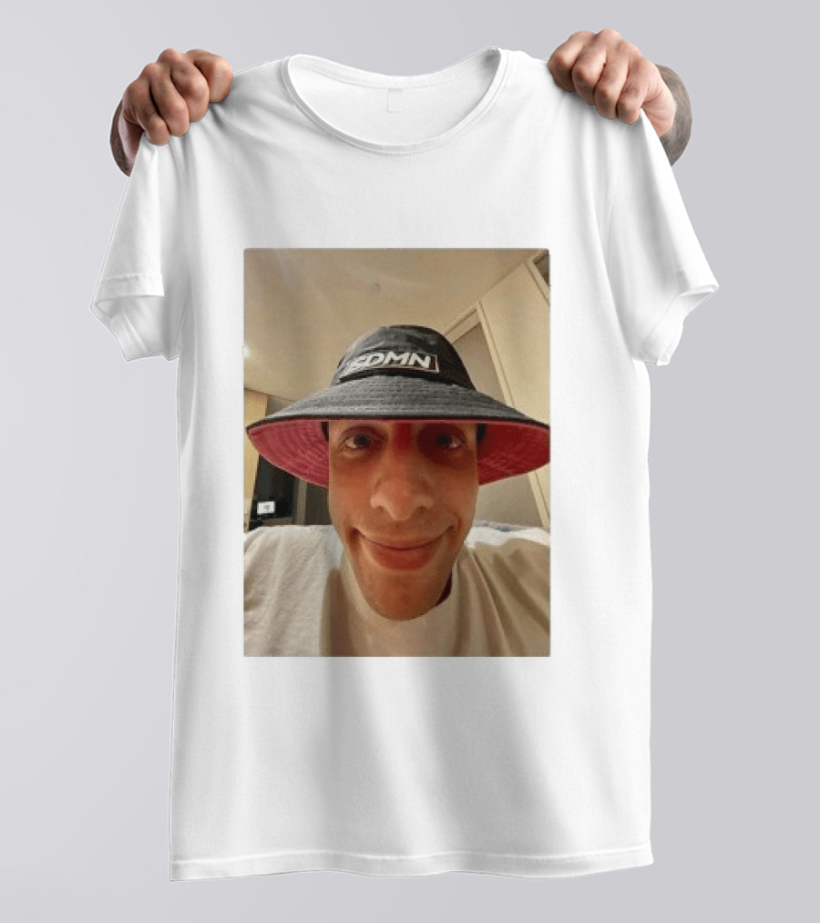 Sidemen W2s EDMN Bucket Hat Black And Red Fashionable Headwear T-Shirt