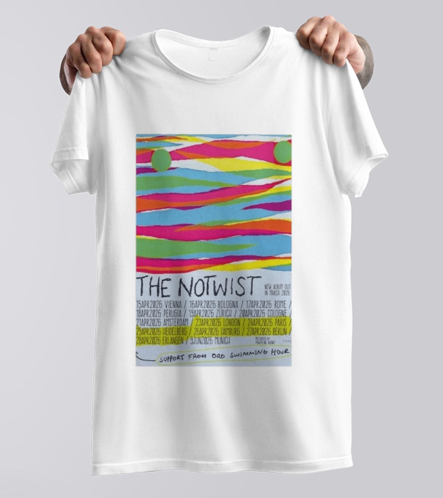 The Notwist Tour 2026 Vienna Rome London Paris Berlin New Album March Swimming Hour T-Shirt