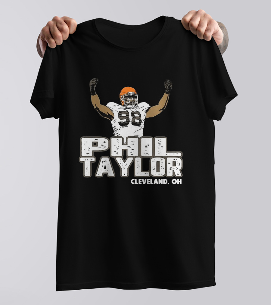 Phil Taylor Cleveland OH Player Number 98 T-Shirt
