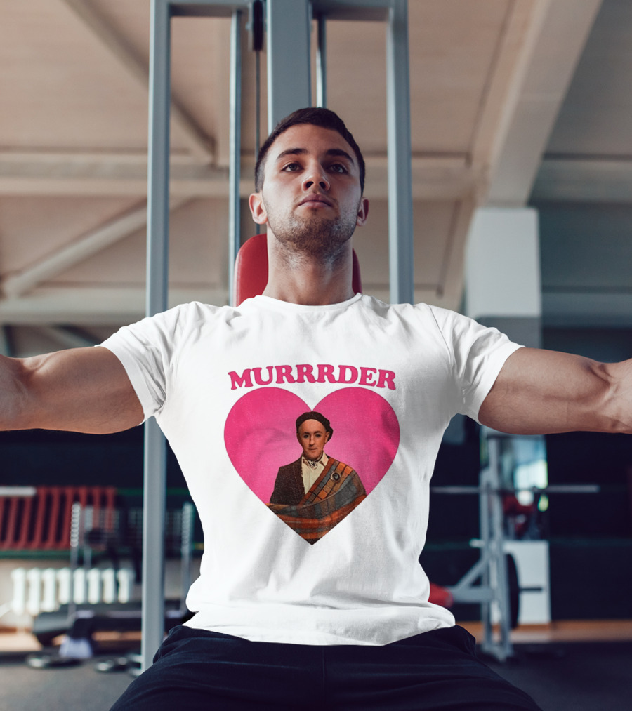 Alan Cumming Murrrder Heart Pink Love The Traitors TV Show T-Shirt