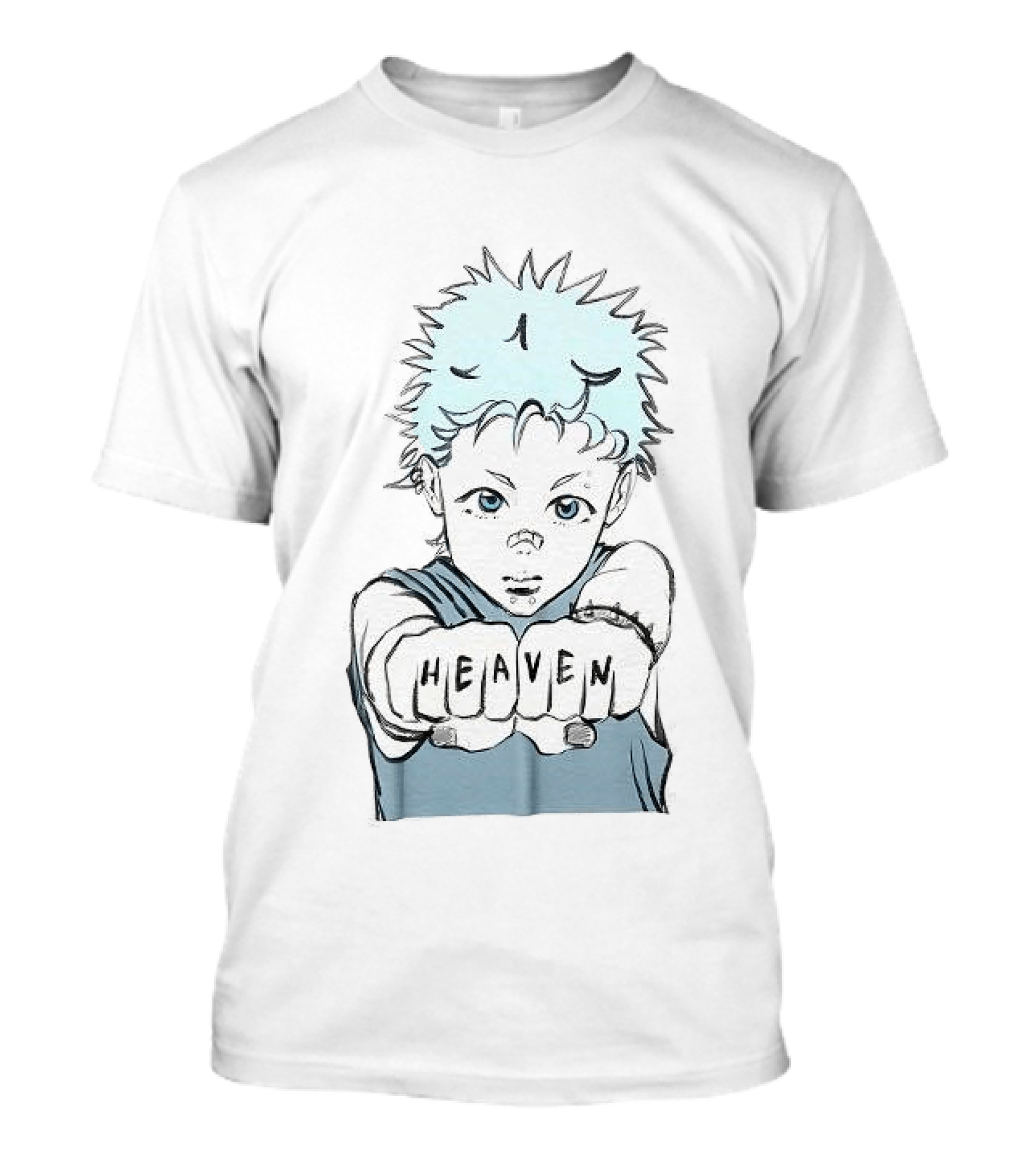 Fist Boy Heaven Tattoo Punch Anime T-Shirt