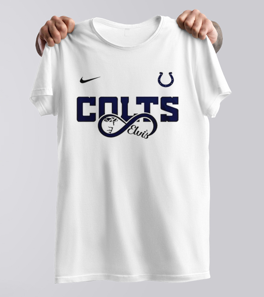 Nike Indianapolis Colts Elvis Presley Infinity Colts T-Shirt