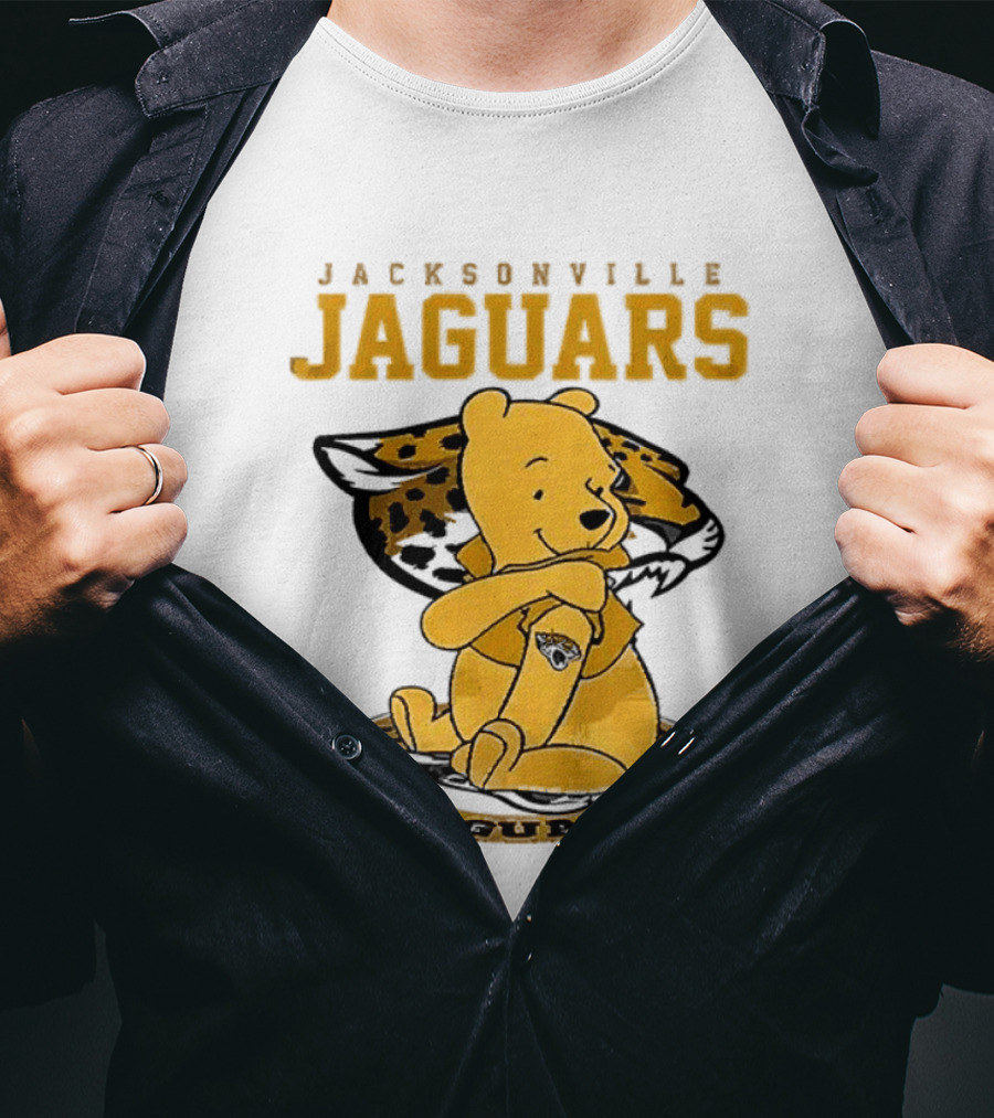 Jacksonville Jaguars Winnie The Pooh 100th Anniversary Collaboration T-Shirt