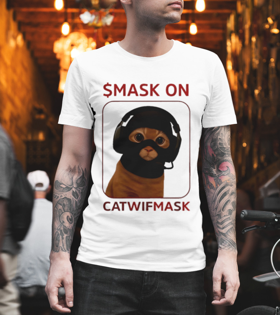 $Mask On Catwifmask T-Shirt