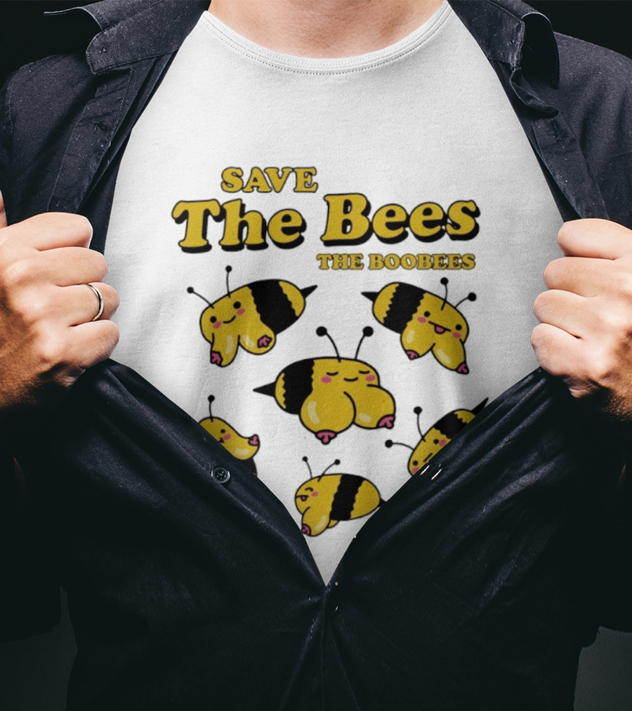 Save The Bees The Boobees Characters Fun T-Shirt