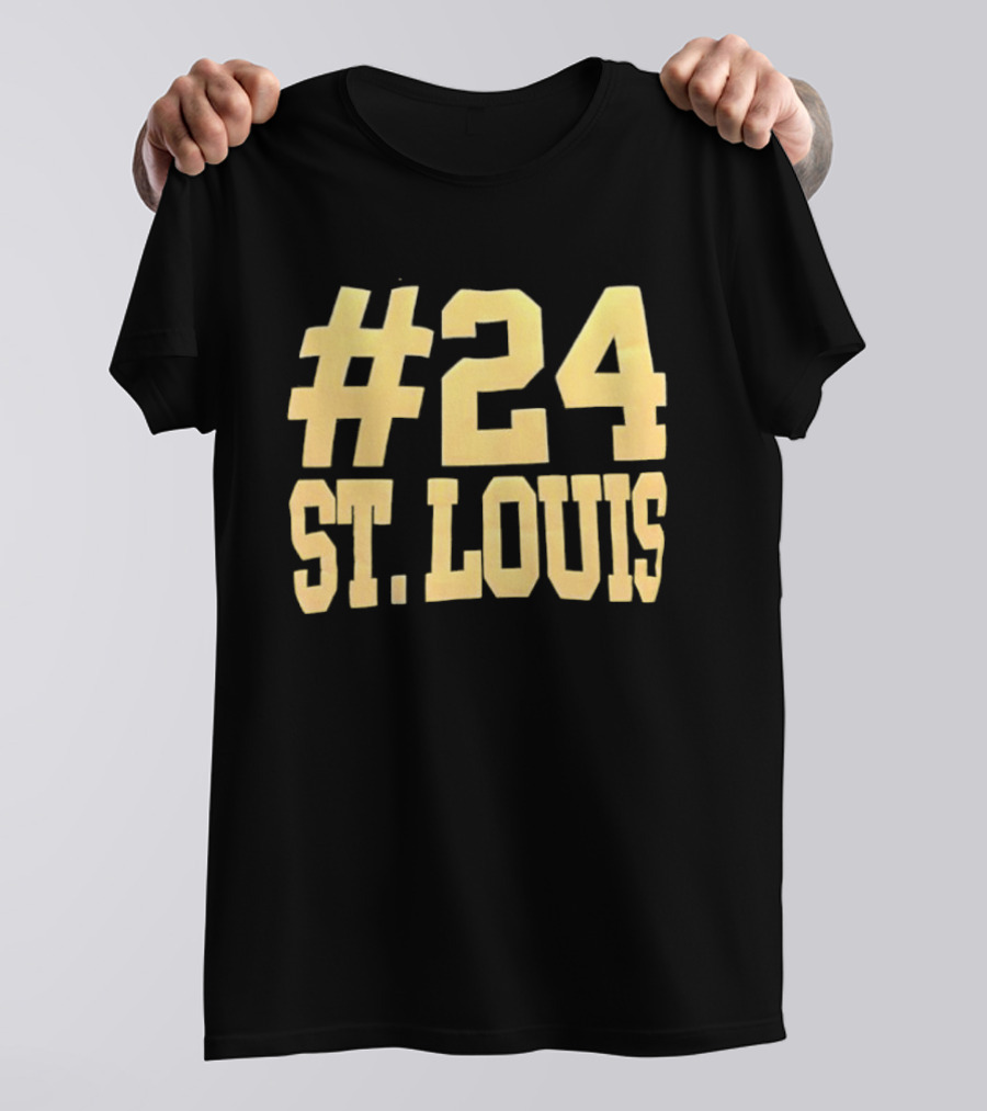 #24 St. Louis Sports Team Jersey T-Shirt