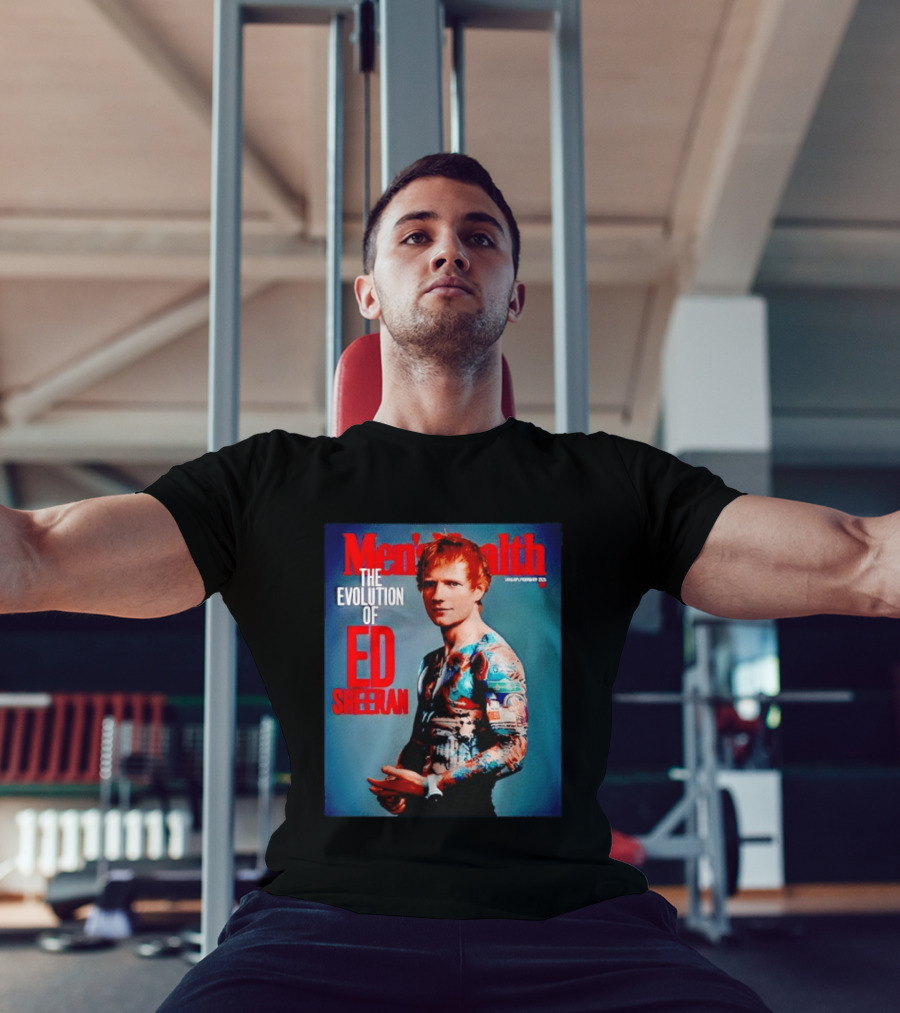 Men's Health UK January February Issue The Evolution Of Ed Sheeran T-Shirt