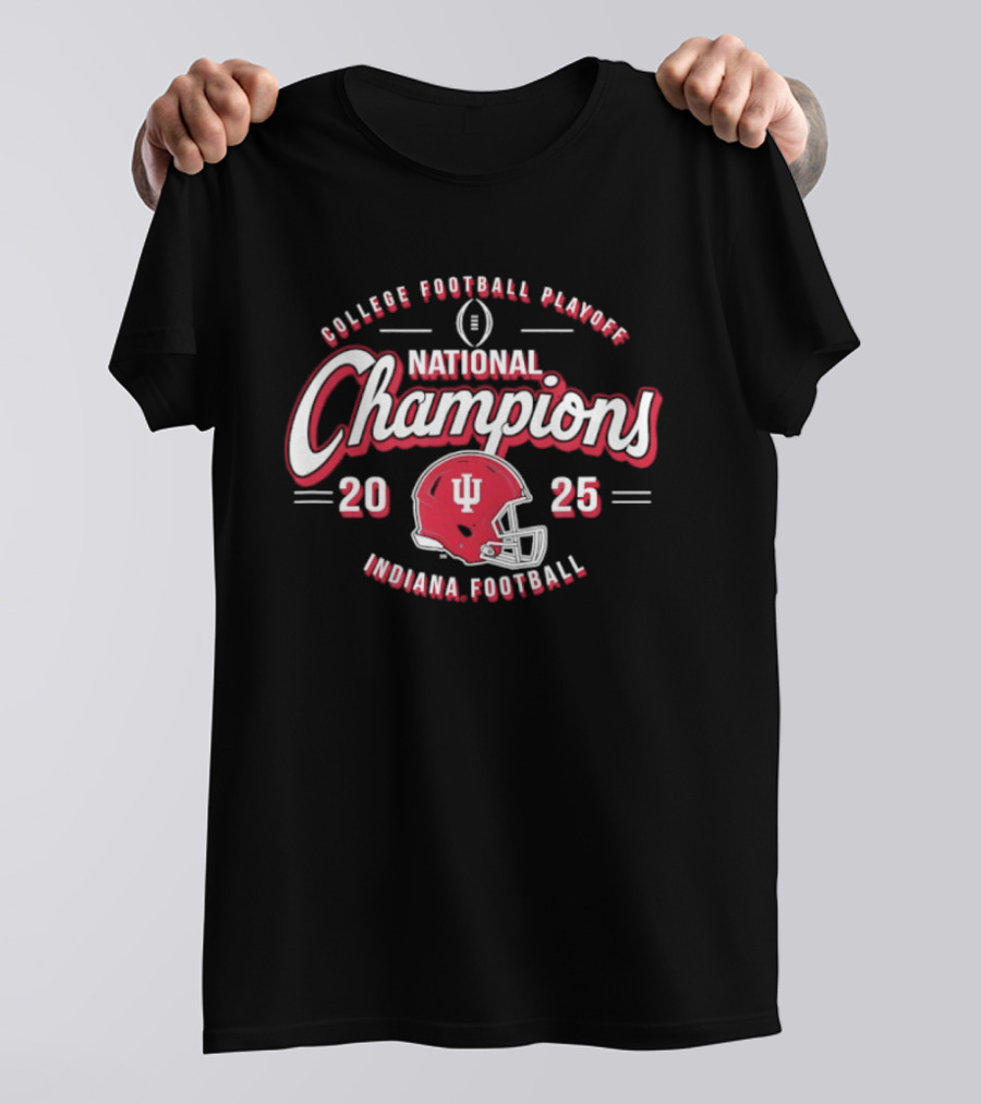 Indiana Hoosiers National Champions 2025 College Football Playoff Indiana Football T-Shirt