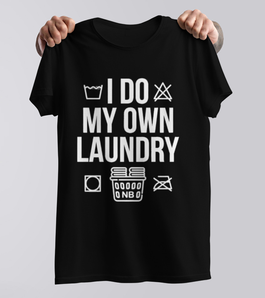 Nate Bargatze I Do My Own Laundry Iconic Laundry T-Shirt