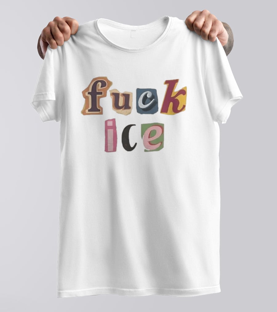 Fuck Ice Collage T-Shirt