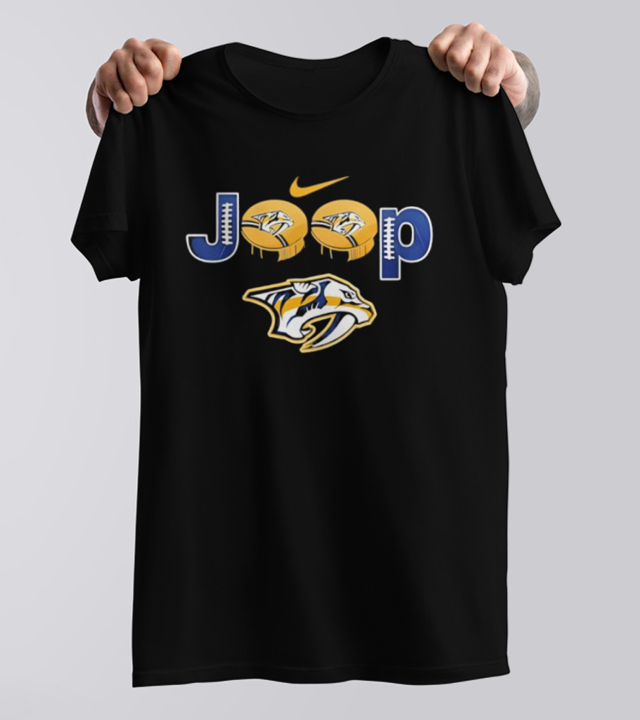 Nashville Predators Jeep Go Predators Hockey Nike Fan T-Shirt