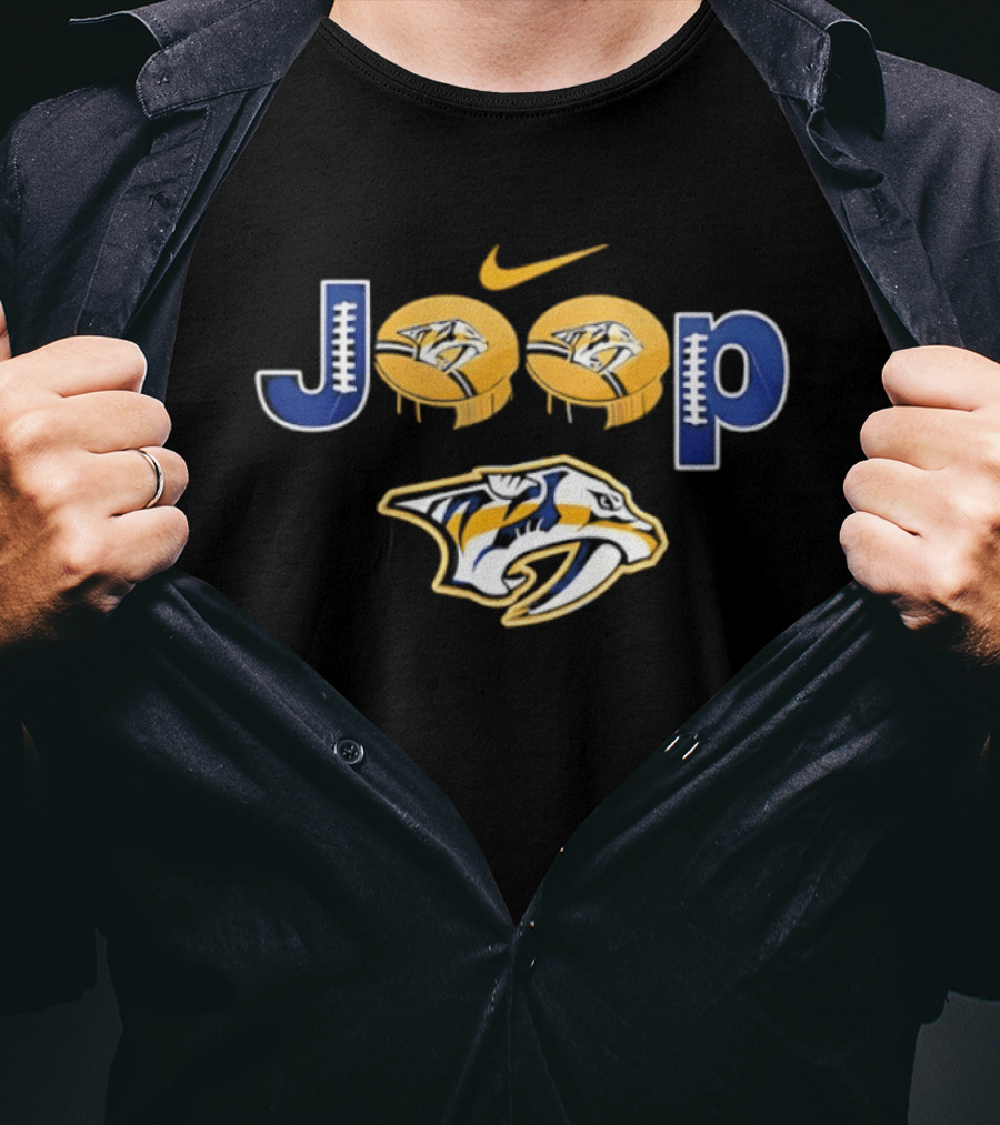Nashville Predators Jeep Go Predators Hockey Nike Fan T-Shirt