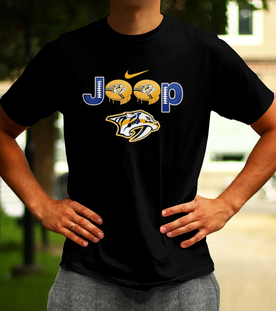 Nashville Predators Jeep Go Predators Hockey Nike Fan T-Shirt