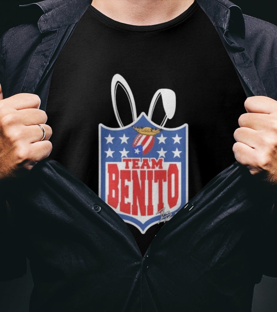 Team Benito Football Stars Shield T-Shirt