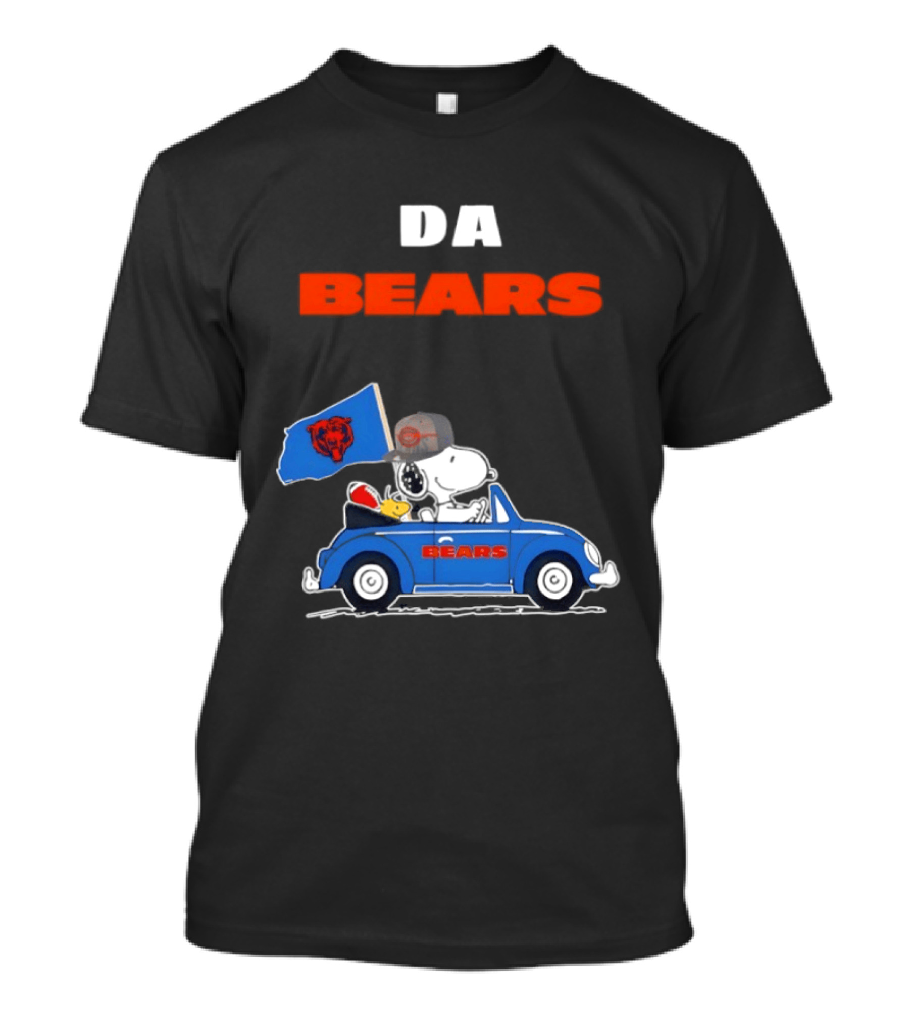 Chicago Bears Snoopy Woodstock Car Da Bears T-Shirt