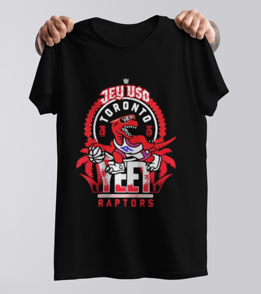 Jey Uso Toronto Raptors Yeet WWE T-Shirt