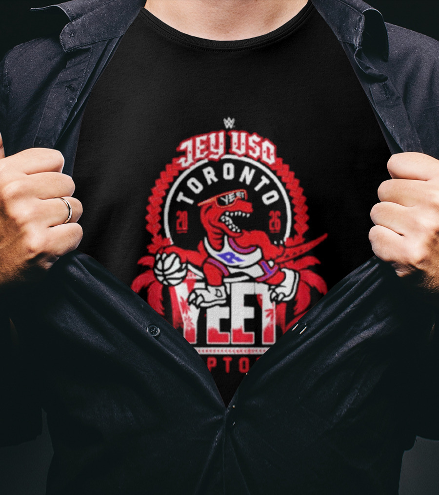 Jey Uso Toronto Raptors Yeet WWE T-Shirt